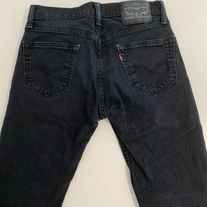Levi 511, black wash.